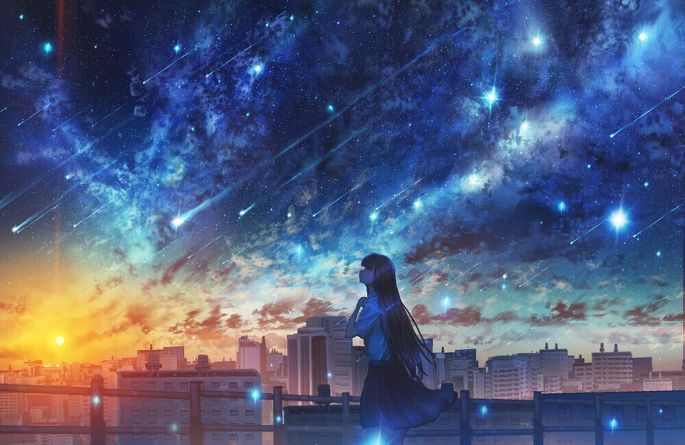 星空之下，你是我心上的光